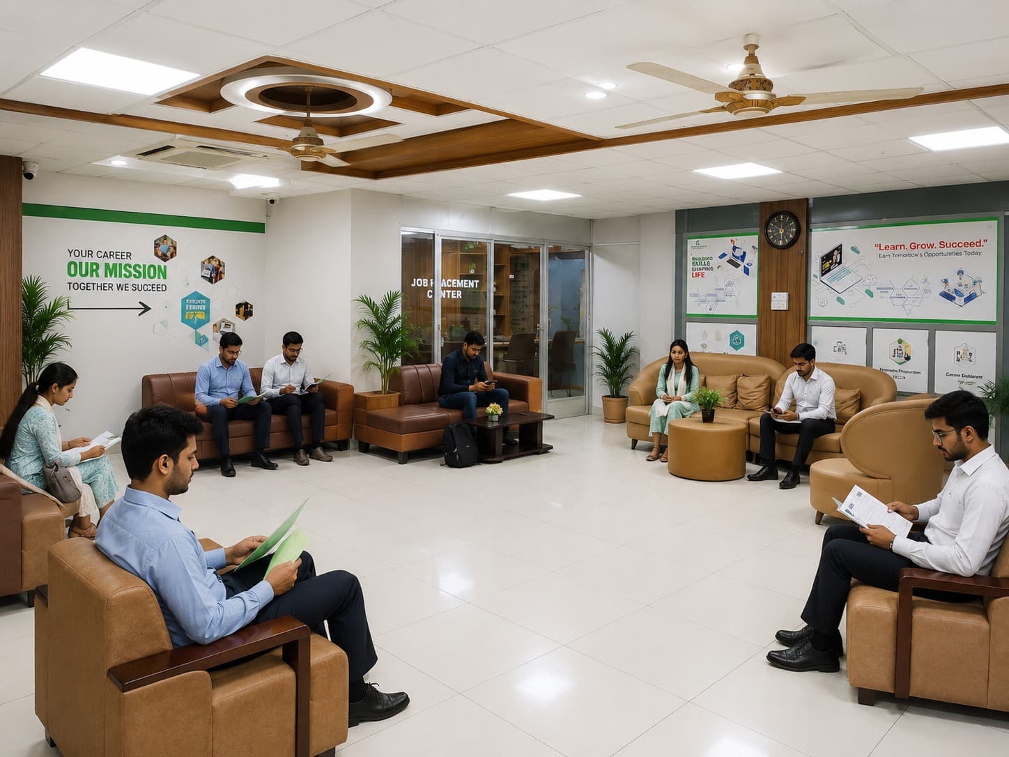 Group of professionals in a collaborative discussion